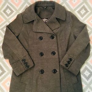 Double breasted pea coat